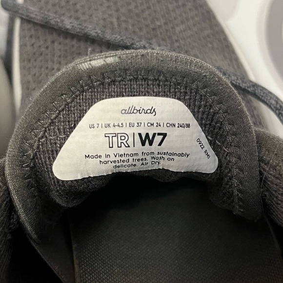Allbirds Women’s Trail Runners size 7 grey breathable, flexible, sustainable - Picture 10 of 10